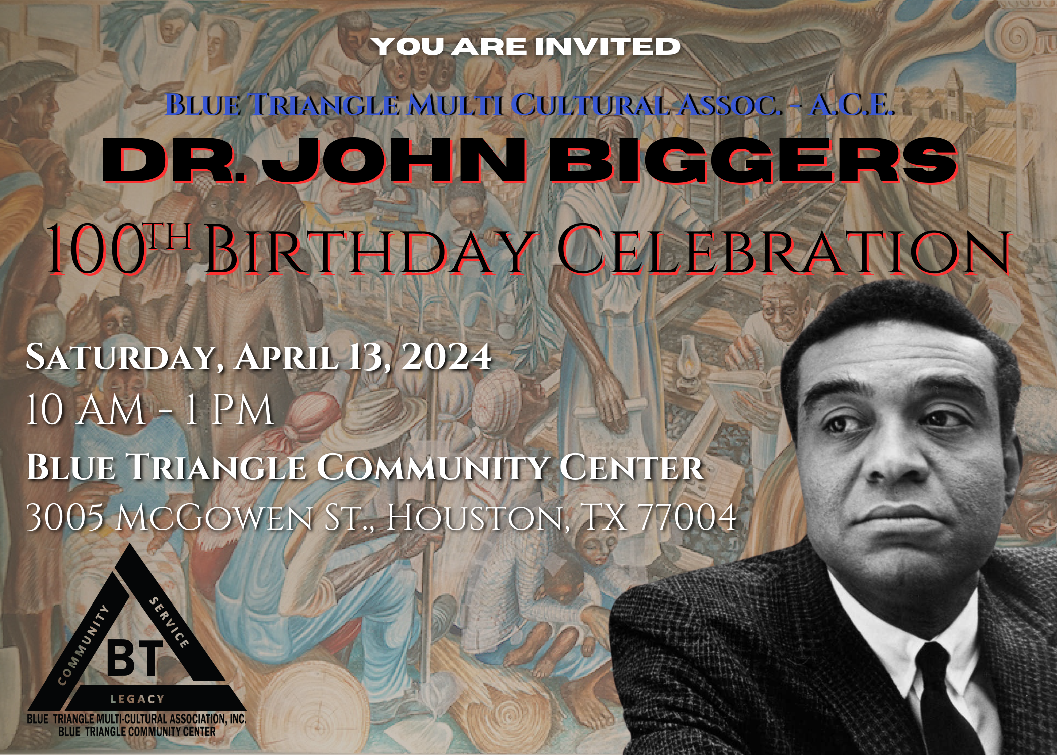Dr. John T.Biggers’ 100th BIRTHDAY CELEBRATION